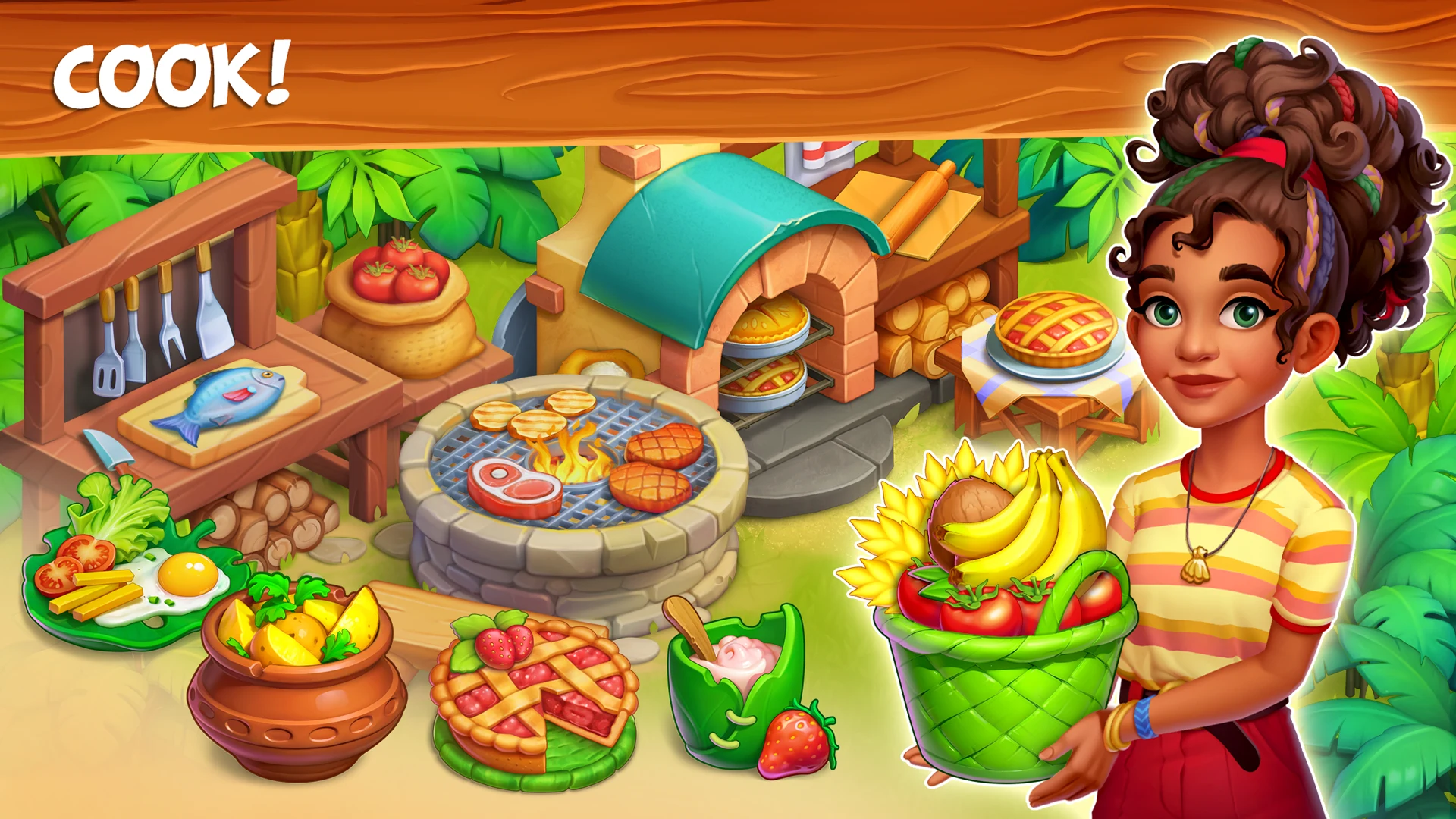 Lost Island:Merge Farm Village screenshot
